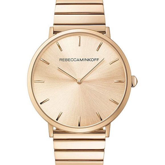 Rebecca Minkoff Women's Quartz Rose Gold Watch - Picture 1 of 4